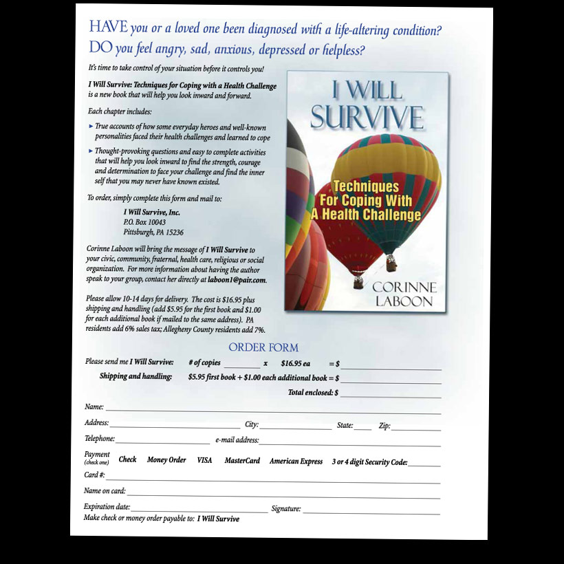 I Will Survive - flyer