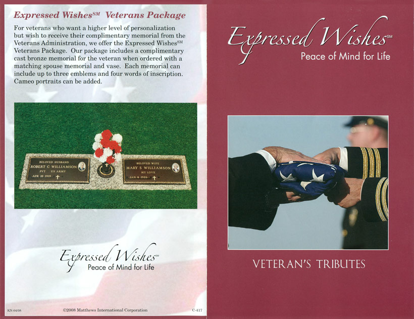 Expressed Wishes - Veteran's
