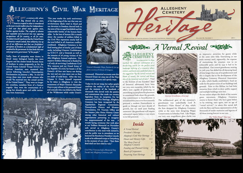 Allegheny Cemetery - Heritage Newsletter 2011